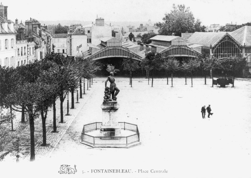 Marché de Fontainebleau vers 1900
